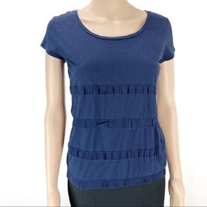 Ann Taylor Navy Blue Small blouse